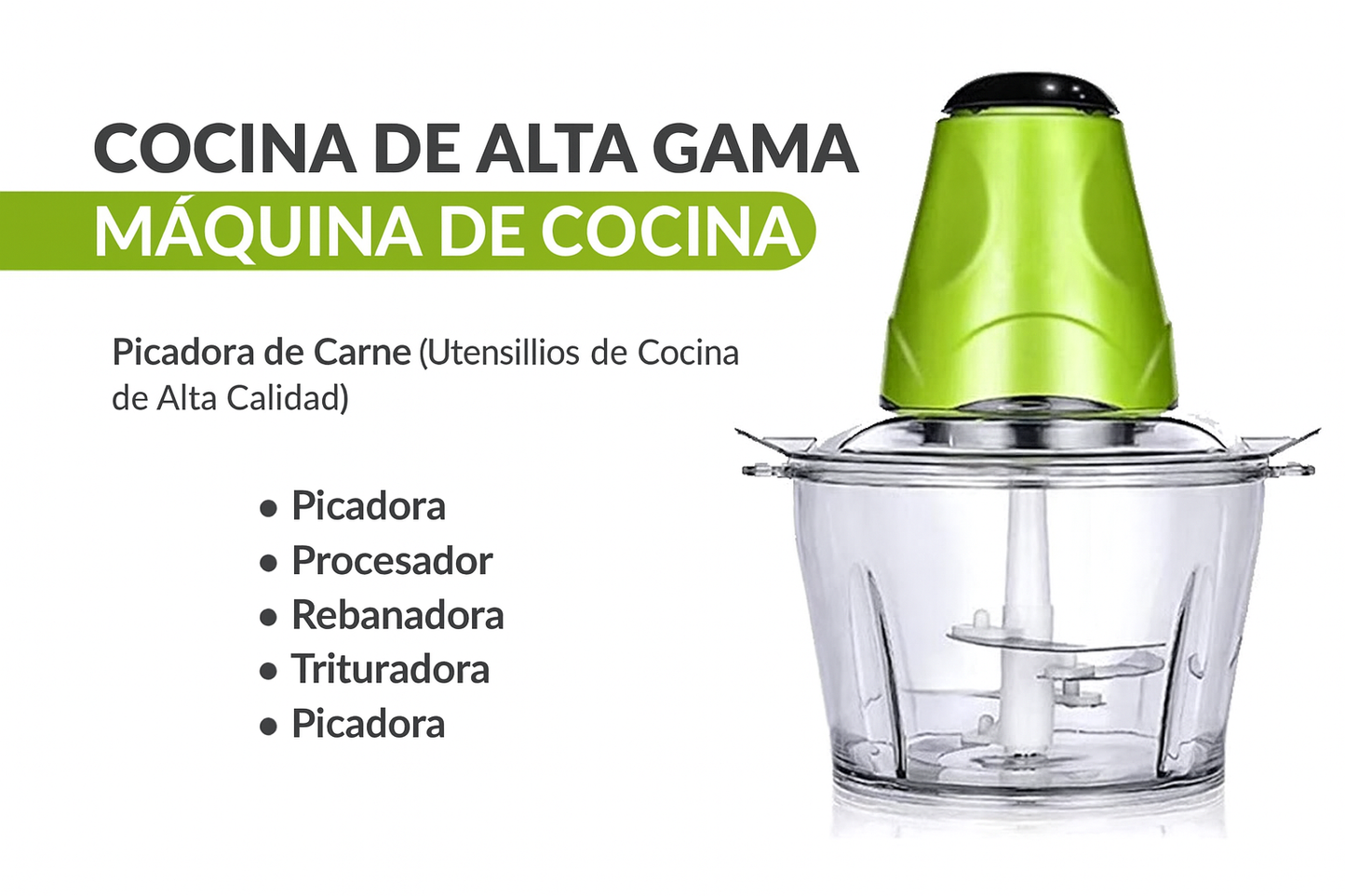 ✨ ¡Lleva tu cocina al siguiente nivel con la Picadora PowerMix Pro! ✨
