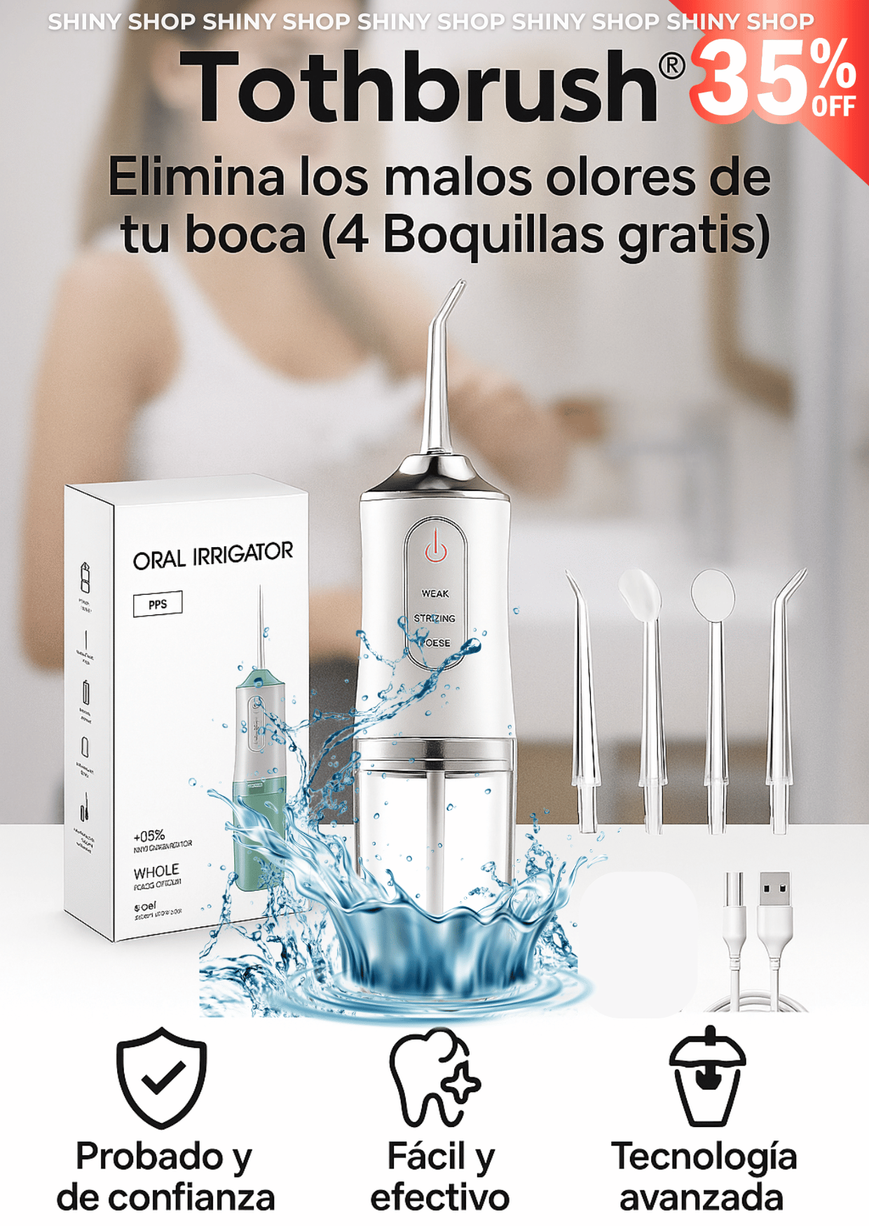 🦷 LiquiBrush®I Elimina los malos olores de tu boca